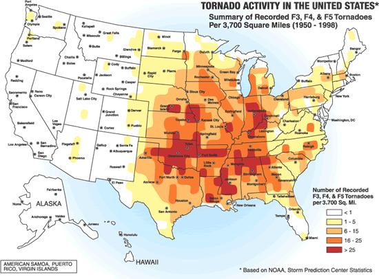 U.S. tornado activity