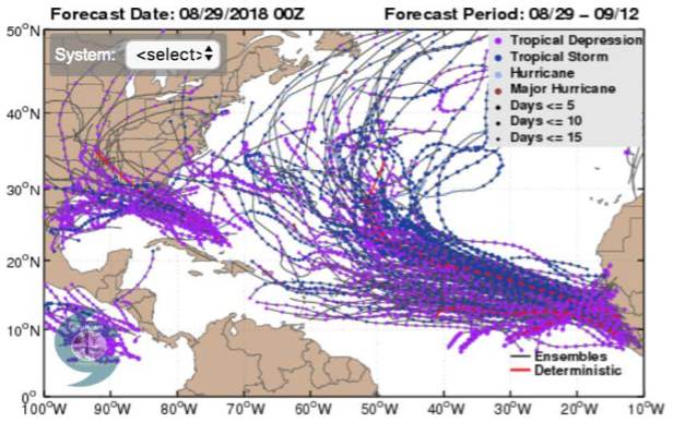 Latest forecasts show potential for Atlantic & Gulf tropics to heat up