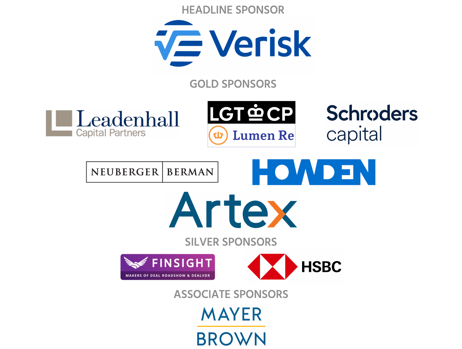 Artemis insurance linked securities conference sponsors