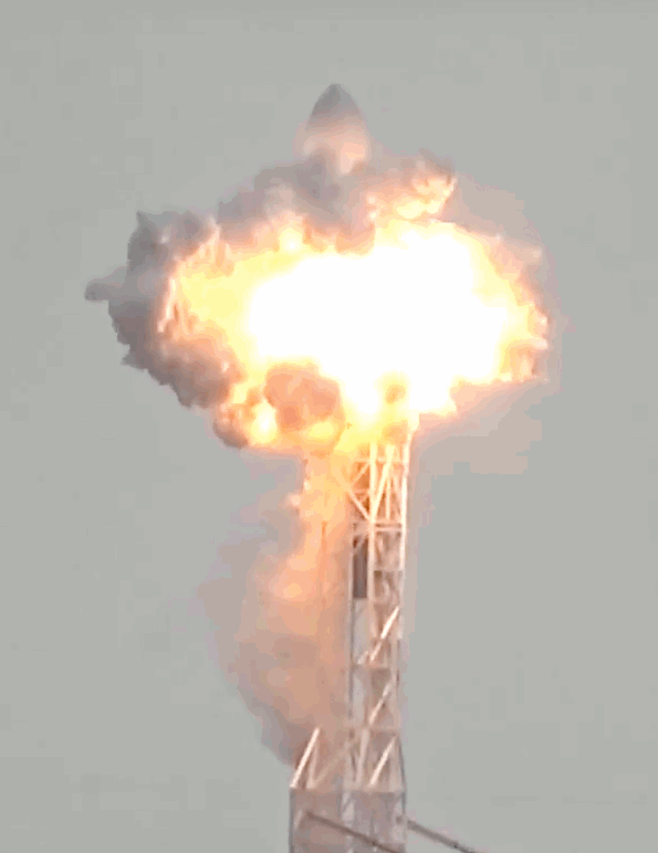 SpaceX Falcon 9 rocket explosion loss