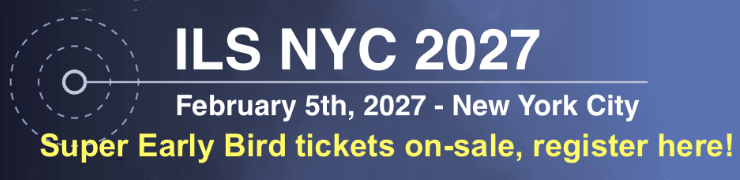 Artemis ILS NYC 2027 conference - Register today