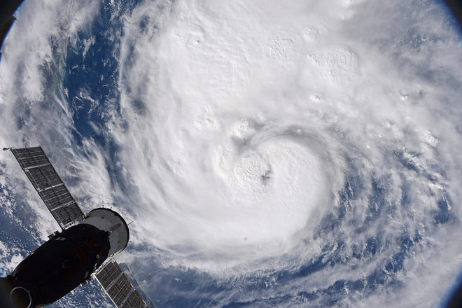 Hurricane Harvey photo from the space station