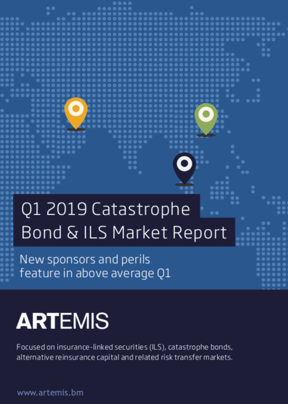 New sponsors & perils help Q1 cat bond & related ILS issuance to $2.5bn: Report