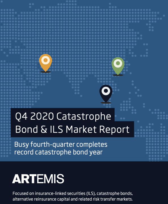 Record catastrophe bond year ends with busy Q4 2020: Report