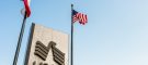 USAA logo flags