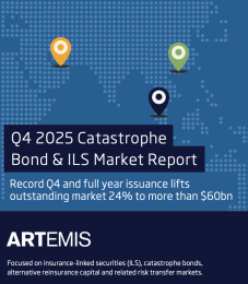 Artemis Q4 and full-year 2025 catastrophe bond market report