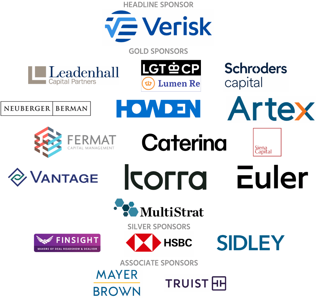 Artemis insurance linked securities conference sponsors