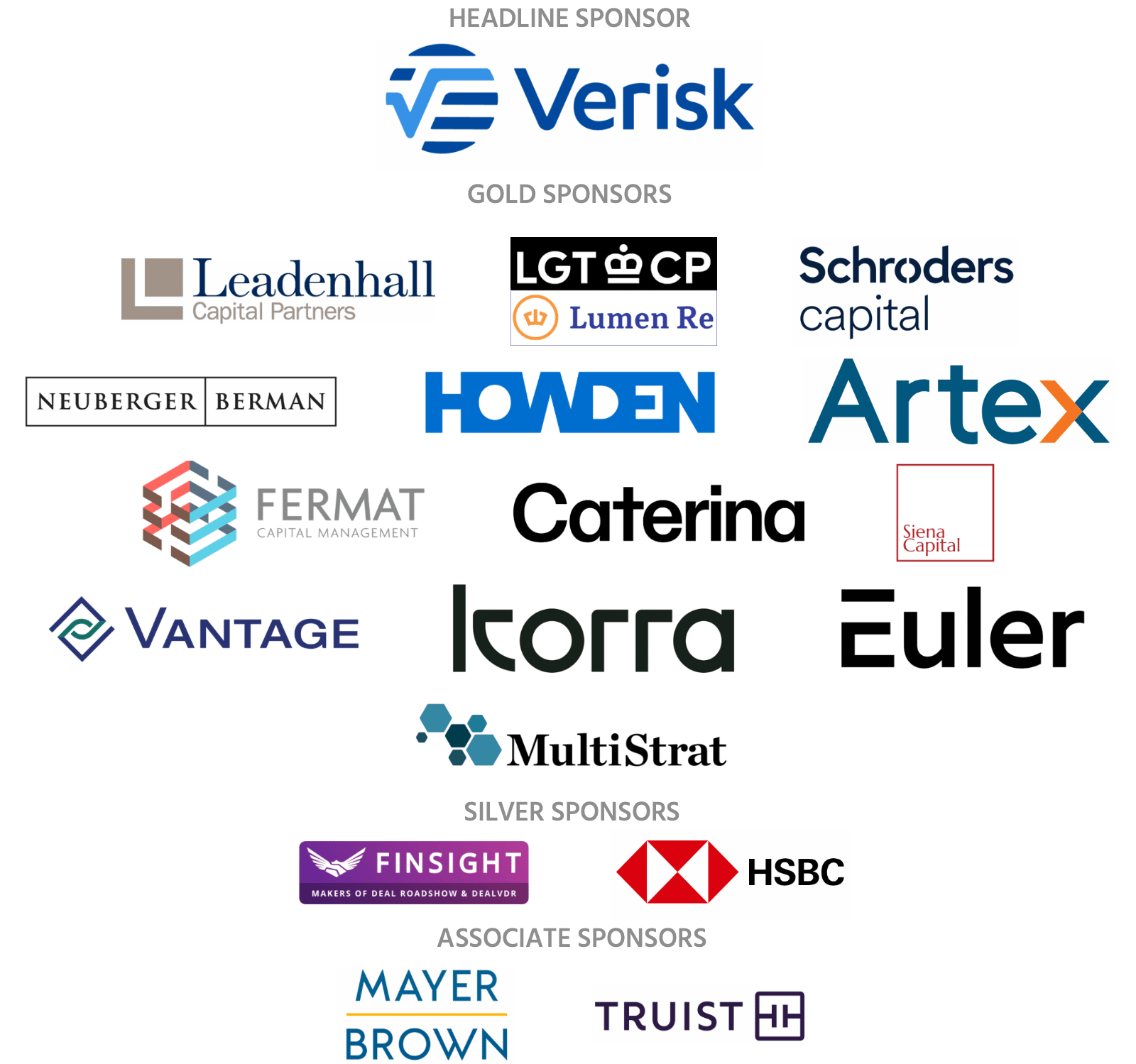 Artemis insurance linked securities conference sponsors