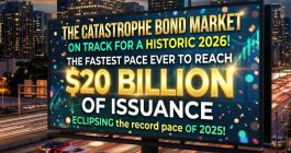 Catastrophe bond market on track to hit $20 billion of issuance at fastest pace ever