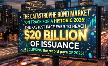Catastrophe bond market on track to hit $20 billion of issuance at fastest pace ever