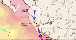 Hurricane Simon, Mexico, catastrophe bond trigger